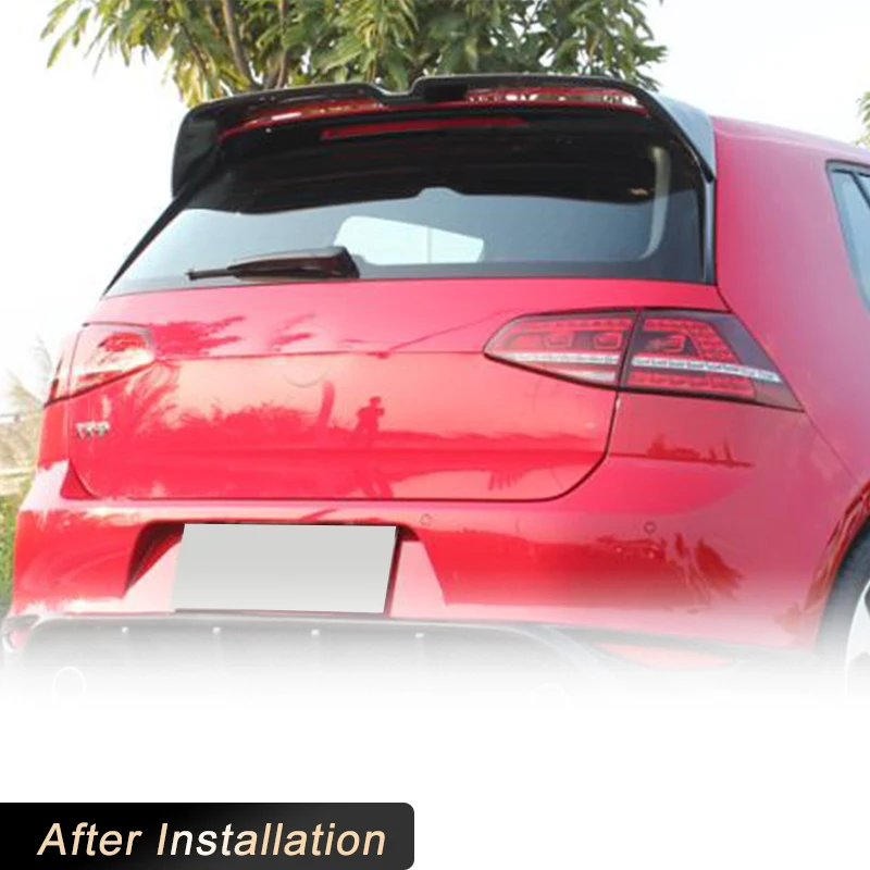 Автомобильный задний спойлер на крышу крылья для VW Golf VII 7 GTI R Hatchback 2014-2017