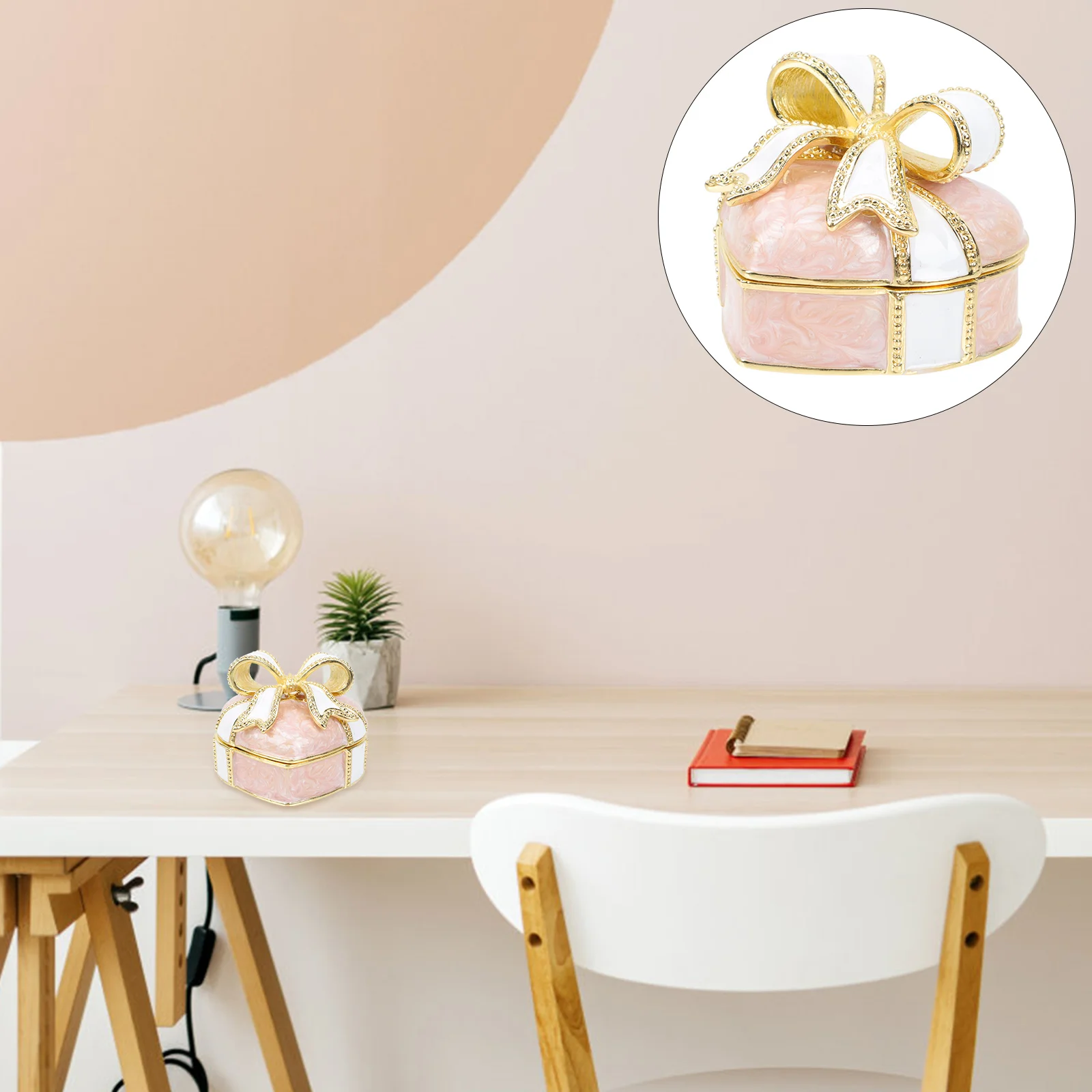 

Ящик для хранения колец многофункциональный чехол для хранения украшений в форме сердца, подарочная коробка