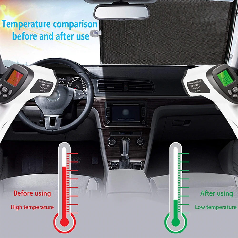 

Складная занавеска с роликовым затвором для дома солнцезащитный козырек для автомобиля солнцезащитный козырек переднее ветровое стекло а...