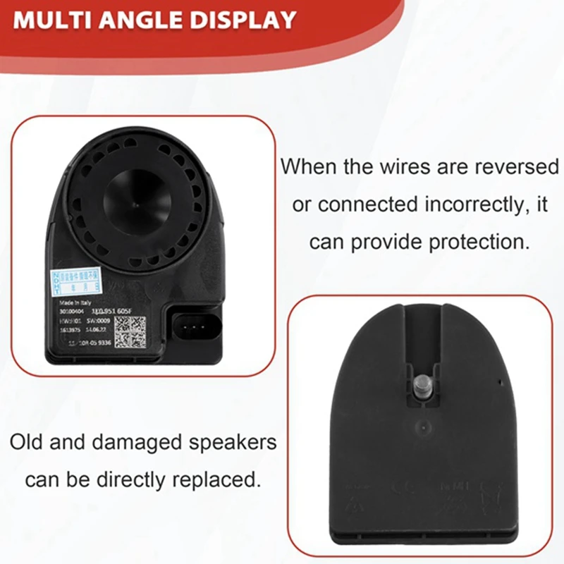 1К 0951605 С Ф Противоугонная сигнализация сирена звуковой сигнал для VW Golf GTI Jetta A3 A4 A5