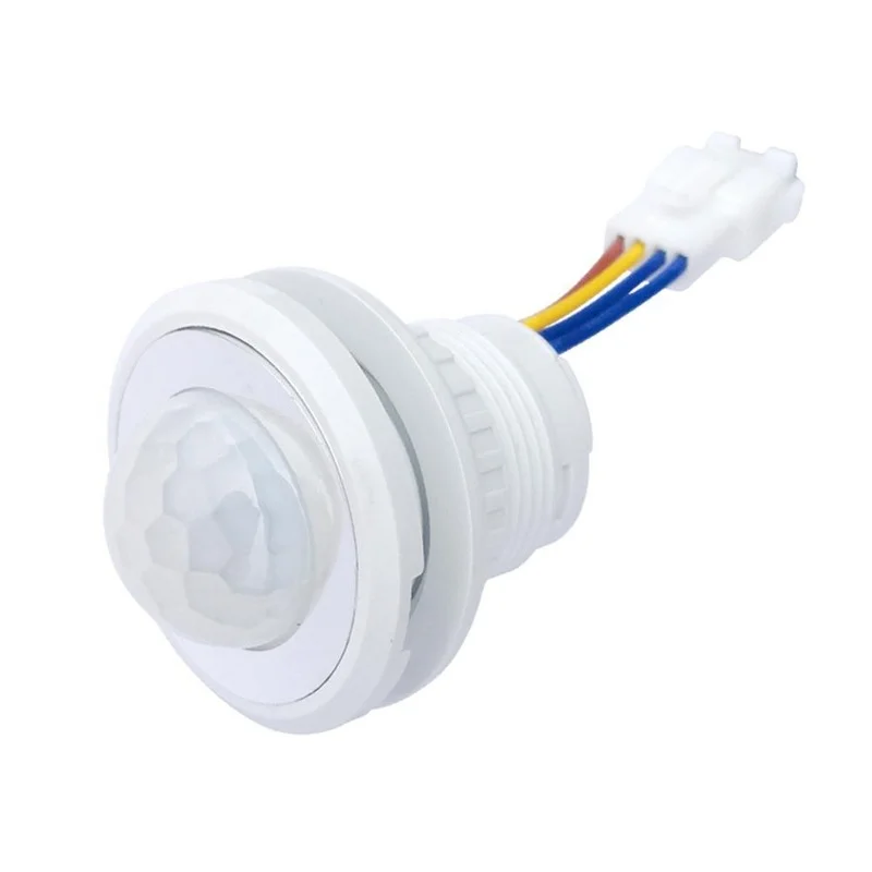 

Infrared Human Body Induction Switch Wide Voltage 110-220V Adjustable Embedded PIR Probe Motion Induction Switch