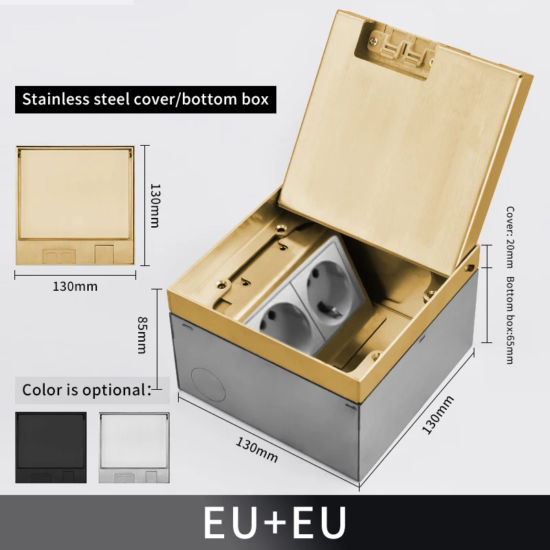 

Золотая электрическая розетка asinuoer