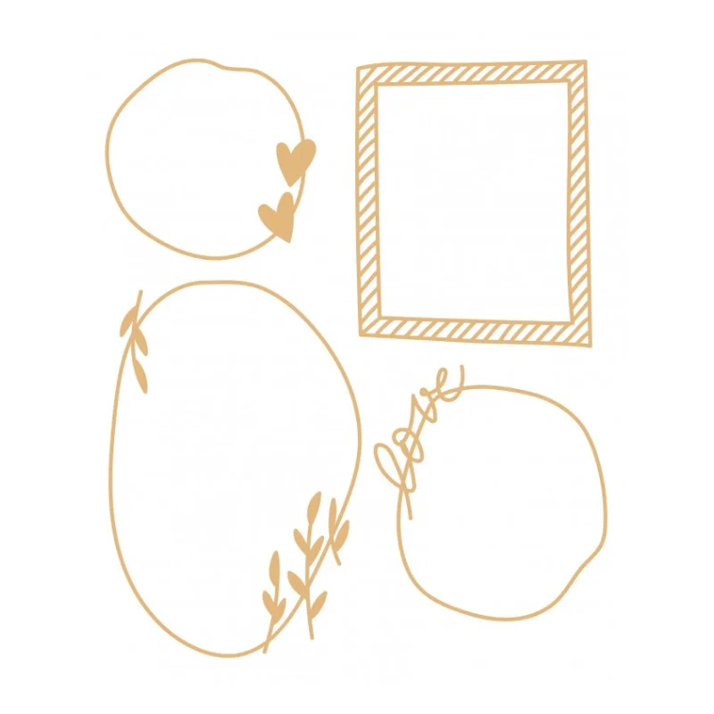 Новинка 2023 французская детская рамка металлические пресс-формы для рукоделия