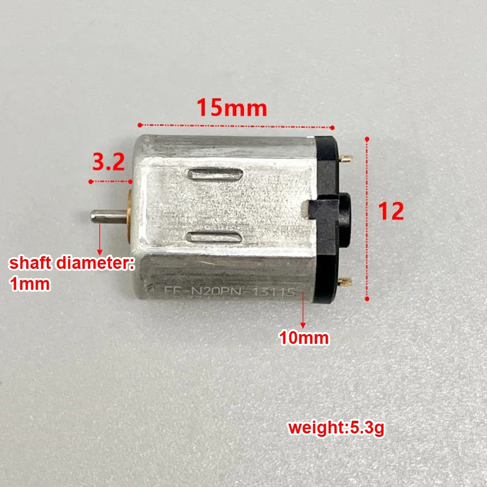 Mabuchi FF-N20PH-13115 Двигатель постоянного тока 1 5 В-3 В 19750 об/мин Высокоскоростной умный