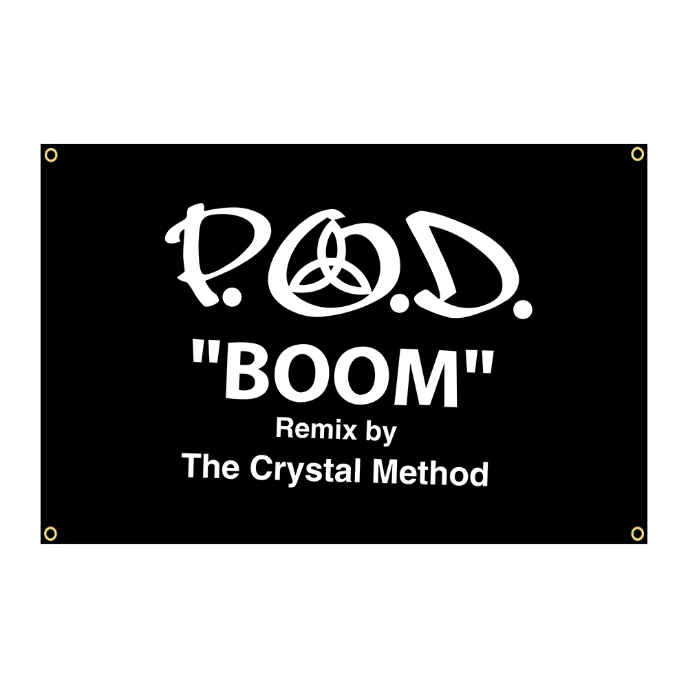 3jflag 90x150 см P.O.D. Бум музыка искусственный металл поп-Ainger Rock украшение интерьера