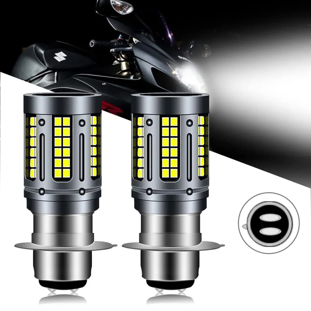 

YSY 1pcs P15D LED Moto Motorcycle Headlight Bulbs 2016 84SMD Hi Lo Lamp Motorbike Headlight Lamp 6000K White 1200Lm