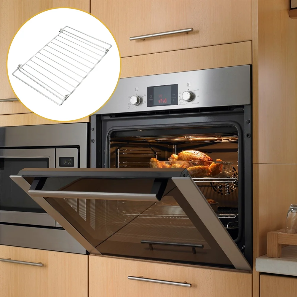 

BBQ Net Grilled Cake Cooling Rack Grilling Grate Stainless Steel Barbecue Wire Mesh