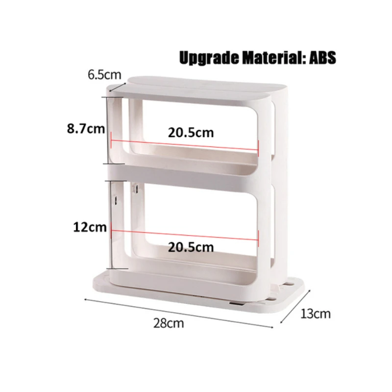 

Kitchen Spice Organizer Rack Multi-Function Rotating Storage Shelf Slide Kitchen Cabinet Cupboard Organizer Storage Rack