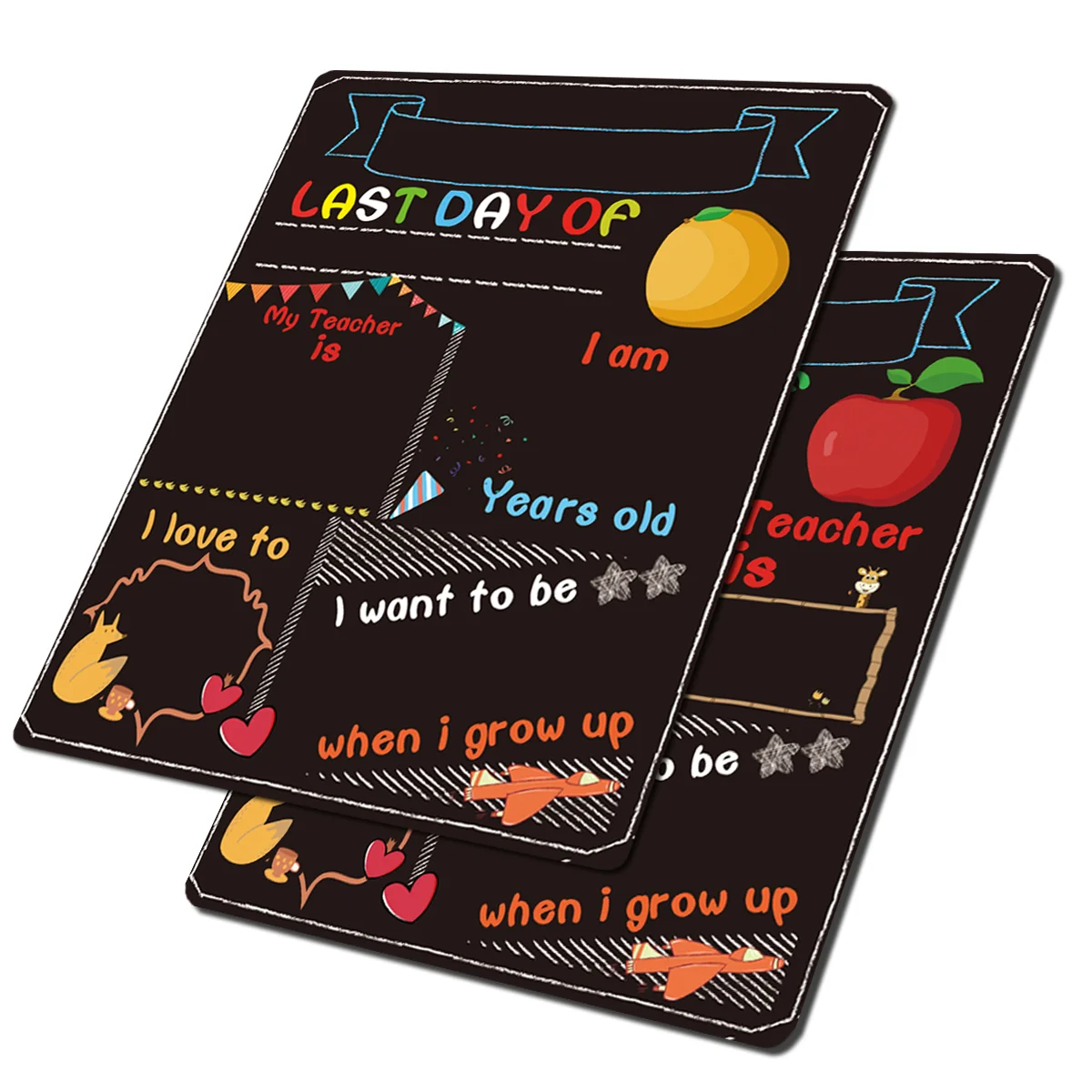 

Double Sided Chalkboard Signs Memo Message Sign Message Board Sign for Wedding Kitchen Home Party Decoration Blackboard