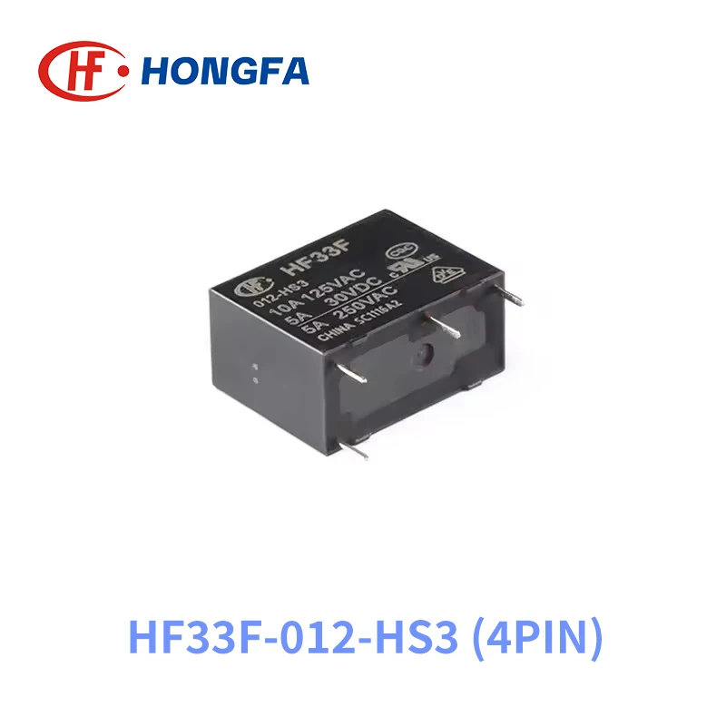 

5 шт. новое реле HF33F JZC-33F-005 012 024-HS3 ZS3 HF33F-012-ZS3 4PIN 5PIN 5A 5V 12V 24V силовые реле