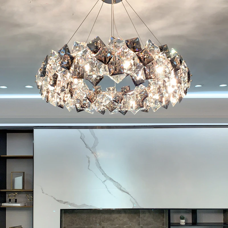 

New Led Chandeliers For Bedroom Dining Room Kitchen Hanglamp Nordic Crystal Chandelier Lights Loft Indoor Lighting lustre salon
