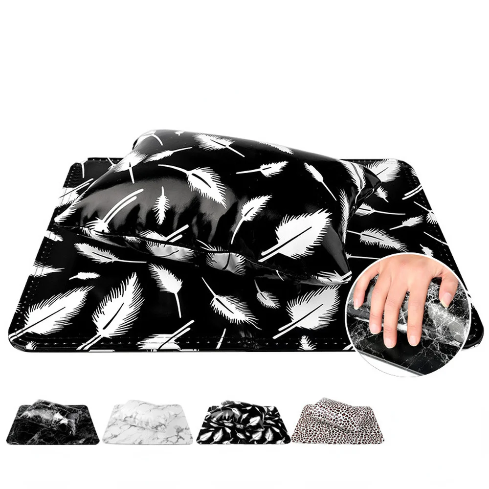 

Nail Hand Rest Soft Sponge Leather Arm Rest for Nails Hand Pillow Set Professional Folding Manicure Pad Nail Rest Holder Cushion