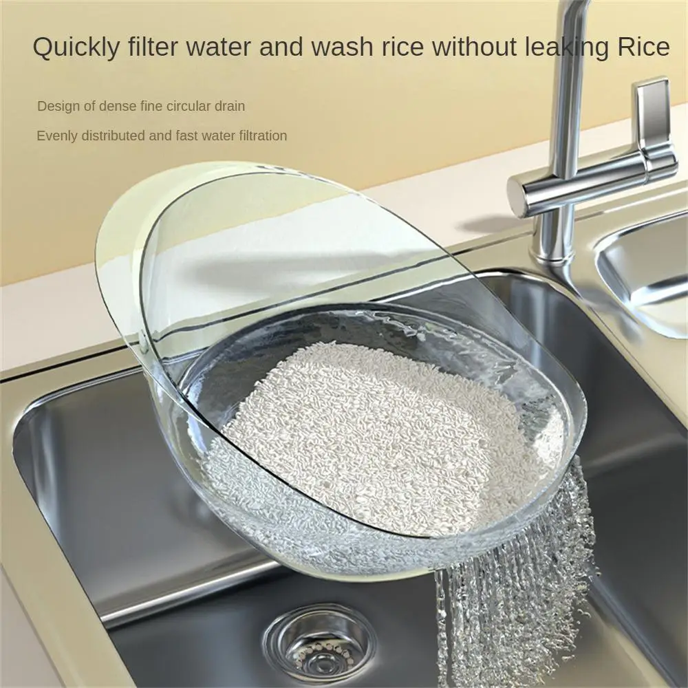 

Rice Sieve Plastic Colander Kitchen Drain Basket With Handles Rice Bowl Strainer Strainer Basket Sink Drain Kitchen Tools