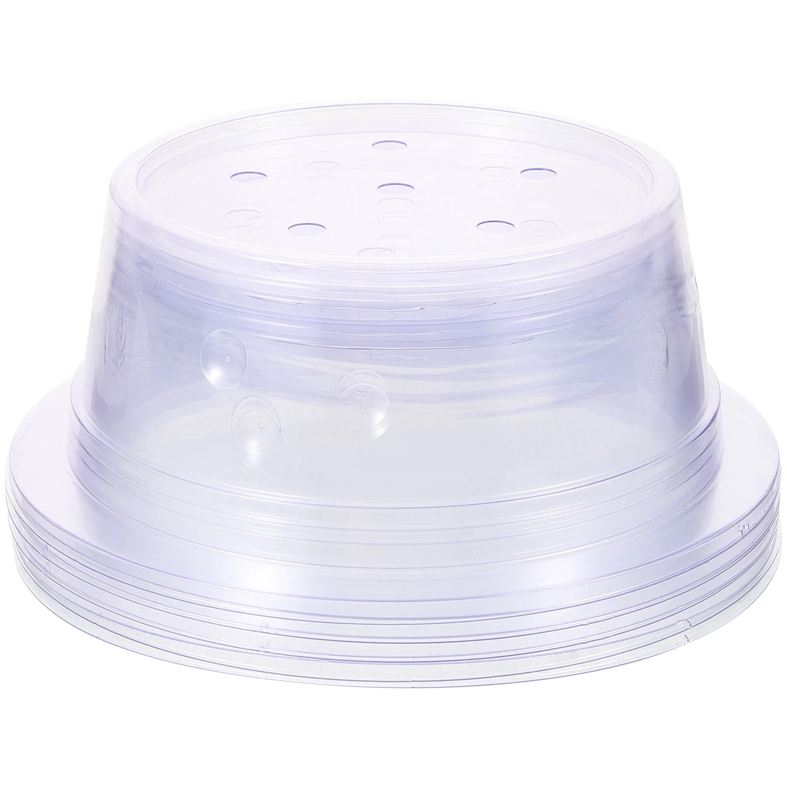 

5 Pcs Food Covers Snack Instant Noodle Bowl Cake Dome Home Fresh Keeping Lid Plastic Dinner Table