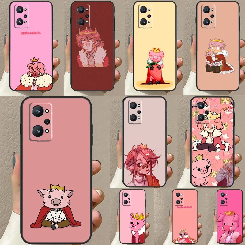 Technoblade God крови для Realme C30 C31 C33 C35 C55 C21Y GT Neo 5 3T 2T OnePlus 11 10 9 Pro Nord CE 3 2 Lite чехол