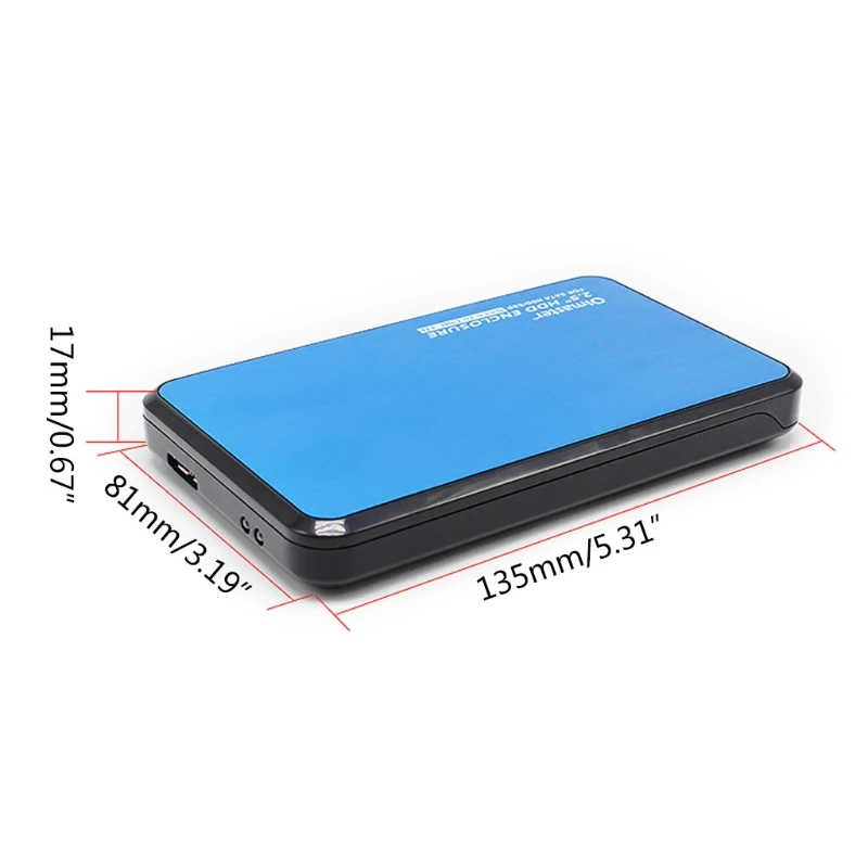 Olmaster 2 5-дюймовый корпус жесткого диска SSD внешний высокоскоростной USB3.0