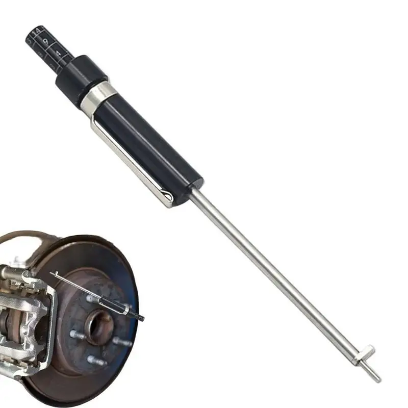 

Инструмент для измерения толщины тормозной колодки, тестер с функцией экономии времени для автомобильных тормозных колодок