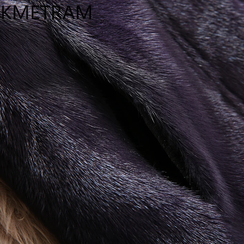 Женская куртка из натурального норкового меха