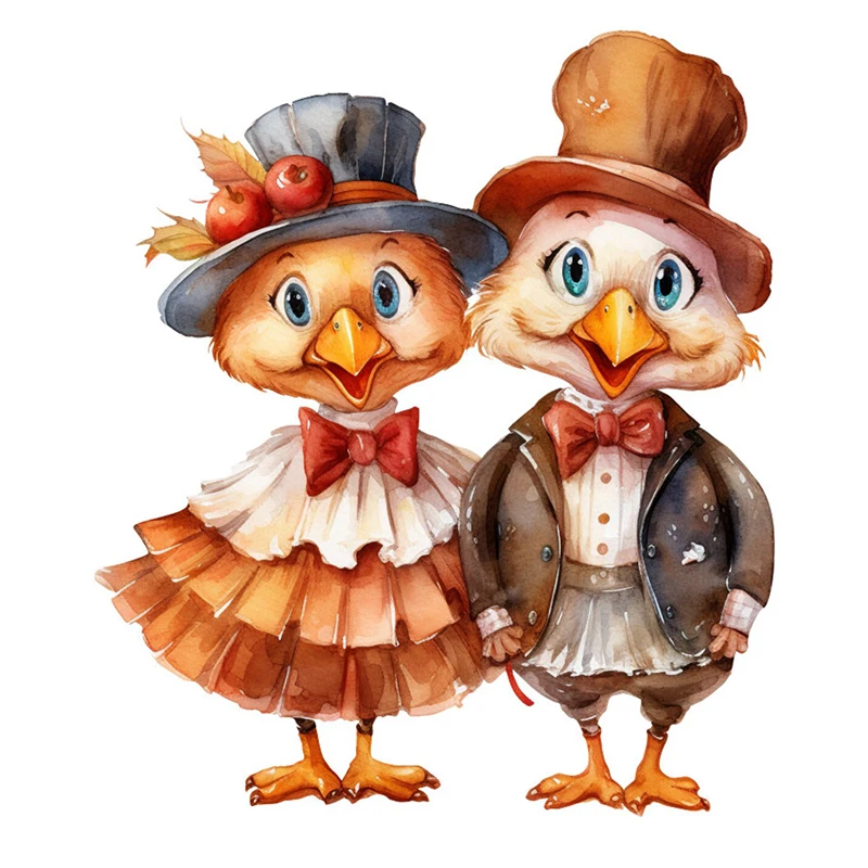 

Настенная наклейка Cartoon Chicken ПВХ