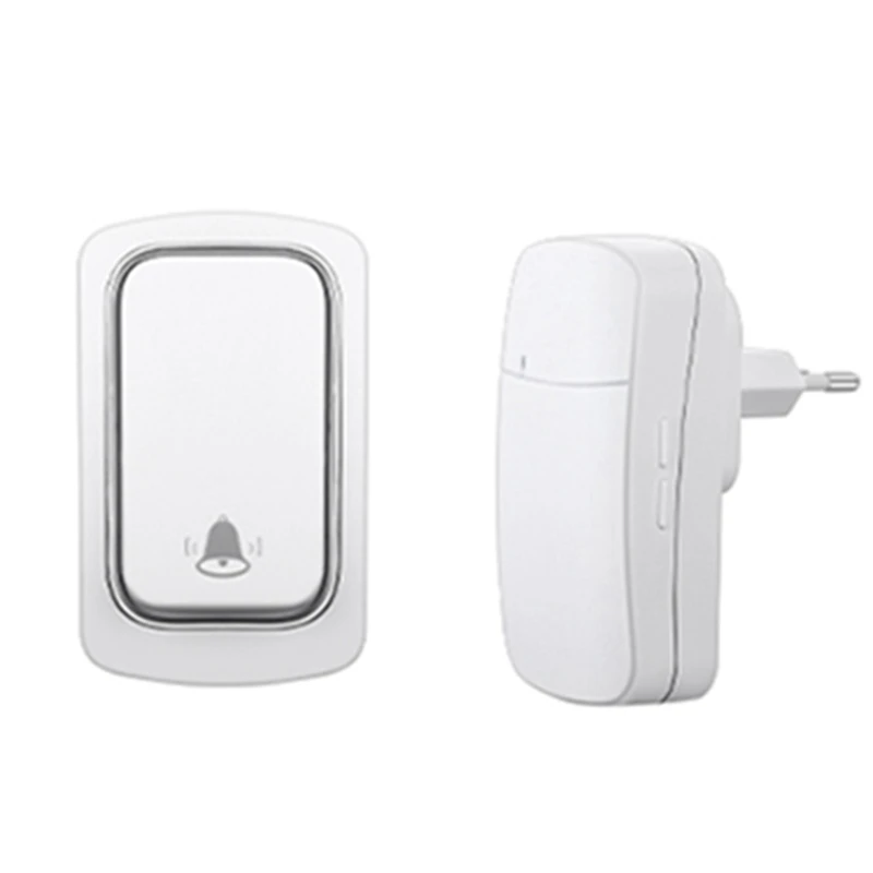 

Wireless Doorbell Without Batteries Waterproof Outdoor Kinetic Bell Self-Powered Button Dog Doorbell Ring Chimes