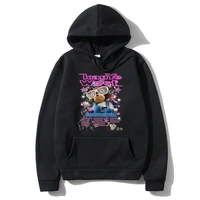 kanye west bear graphic print hoodie cartoon figure hip hop europe america trend hoodies men women fashion harajuku sweatshirt