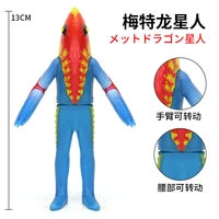 13cm small soft rubber monster alien metron original action figures model furnishing articles childrens assembly puppets toys