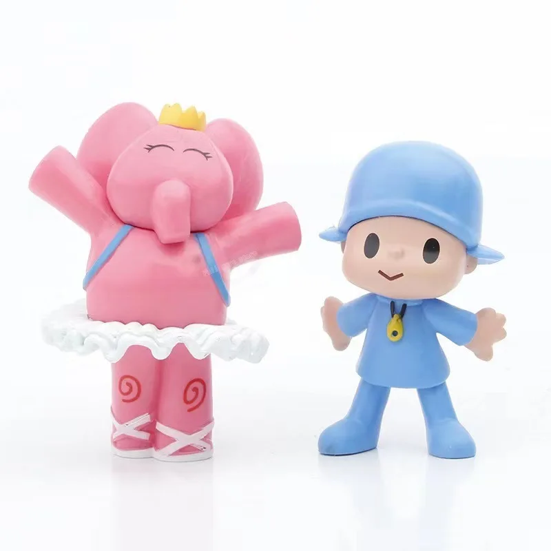 POCOYO Anime Action Figure Elly PATO FRED LOULA SLEEPY BIRD Model Cake Decoration Kid Toys Room Christmas Gifts | Дом и сад