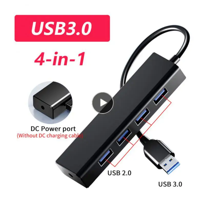 

480mbps Multi-splitter Adapter Otg High-speed Usb 2.0 3.0 Usb Hub 4-in-1 Expander For Pc Computer Accessories Usb Multiport Hub