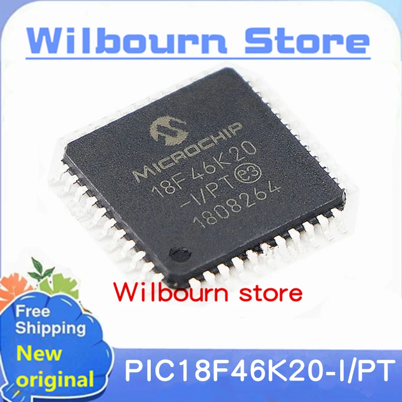 

5PCS~10PCS/LOT PIC18F46K20-I/PT PIC18F46K20T-I/PT PIC18F46K20 TQFP44 New original