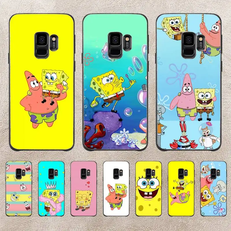 

Cartoon Spongebob Phone Case For Samsung Galaxy A51 A50 A71 A21s A31 A41 A10 A20 A70 A30 A22 A02s A13 A53 5G Cover Coque