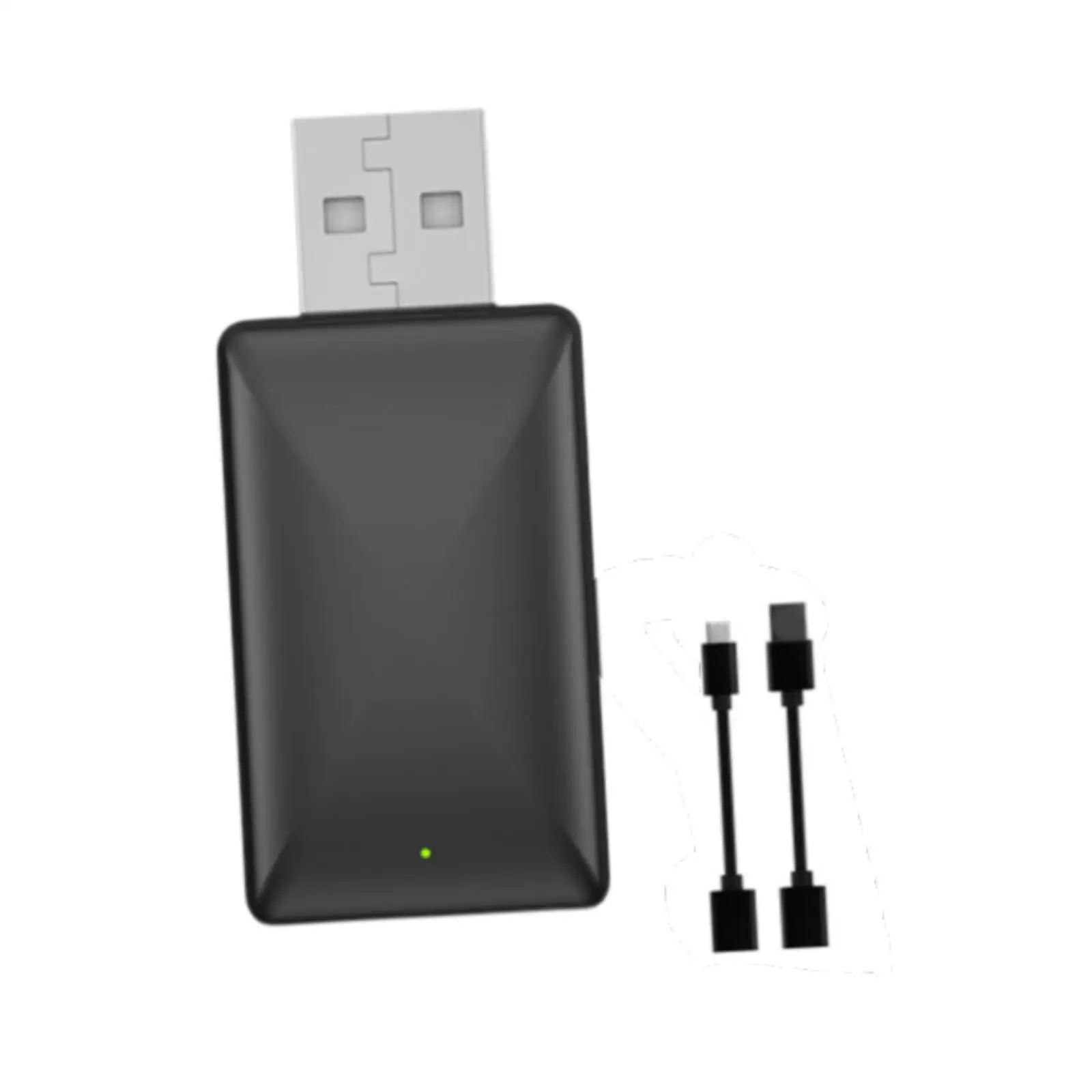 Беспроводной адаптер Carplay Профессиональный для автомобилей Черный Компактный