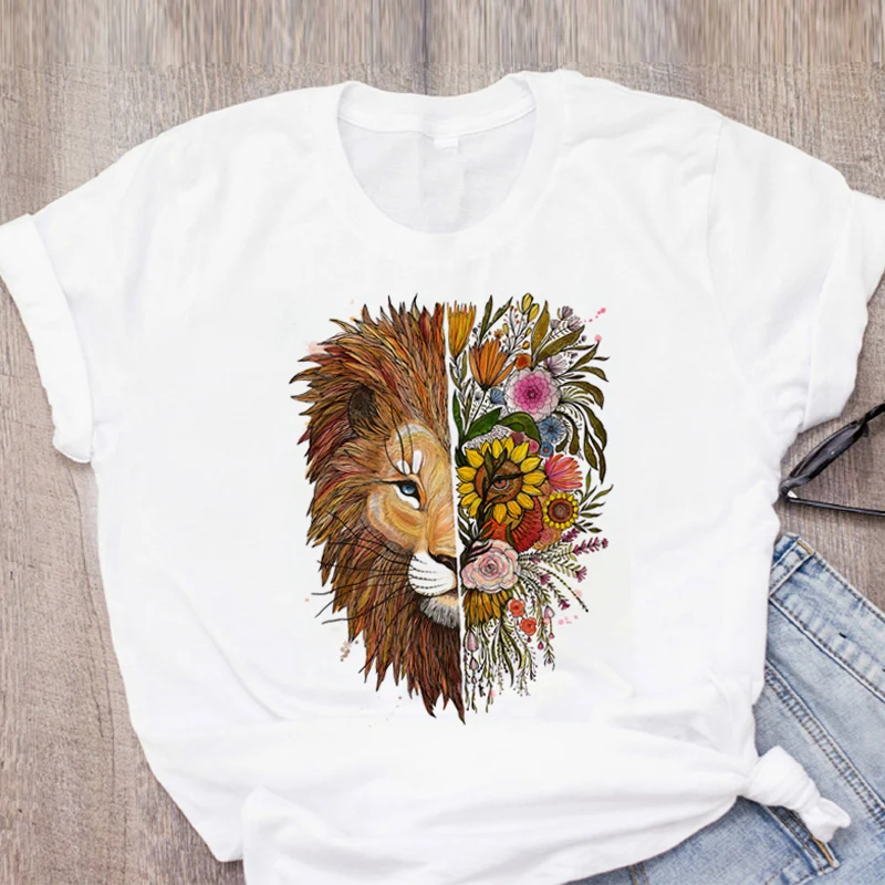 

Cartoon Animal Graphic Print Women T Shirt Summer Casual Short Sleeve Shirt Harajuku Tops Female T-shirt Cute Cartoon Clothes