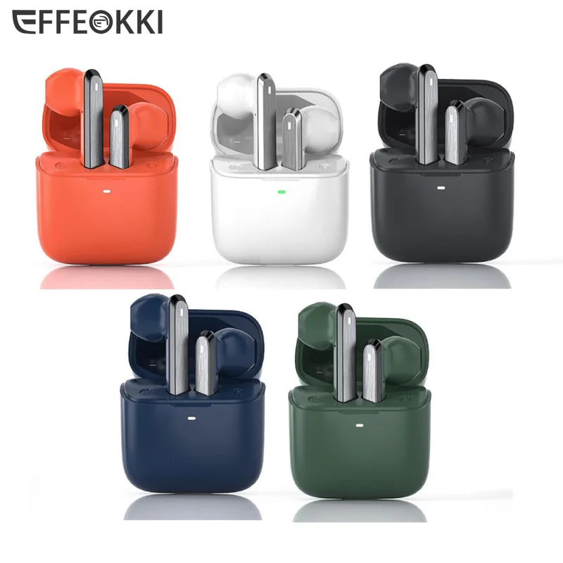 

EFFEOKKI J58 TWS Earbuds Wireless Headphone Bluetooth 5.0 In-Ear Sport Stereo Earphones Headsets with Mic for All Smart Phone