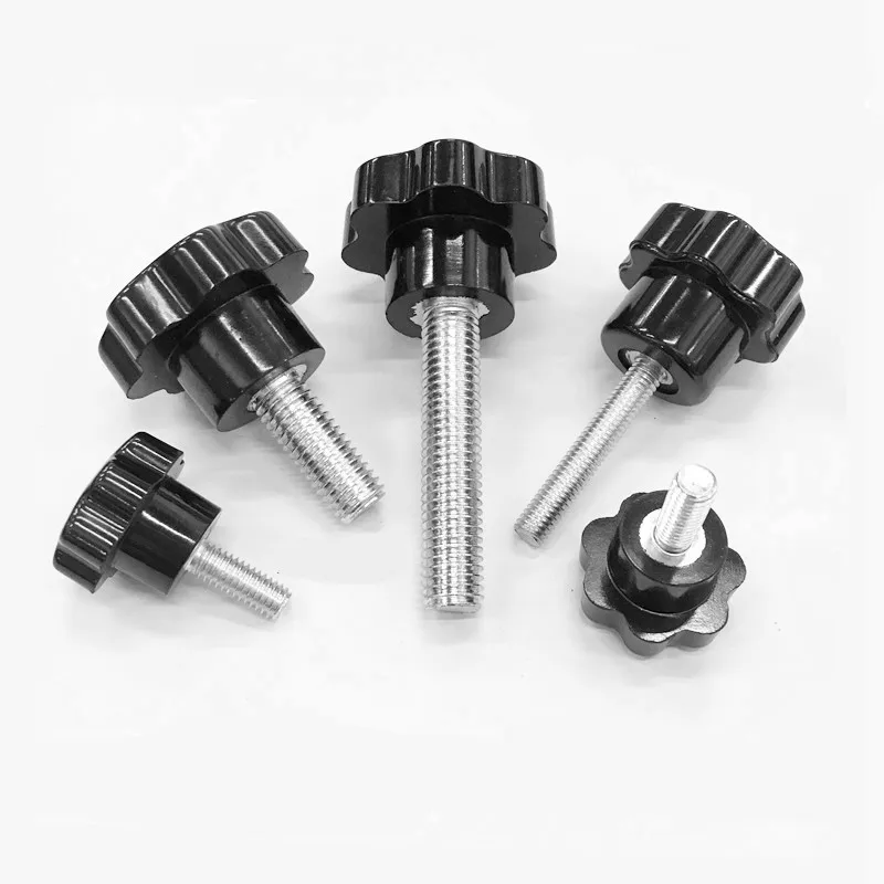 

Сливовая ручка винт звезда Ручка семь звезд ручка бакелитовая звезда ручной винт M4M6M8M10