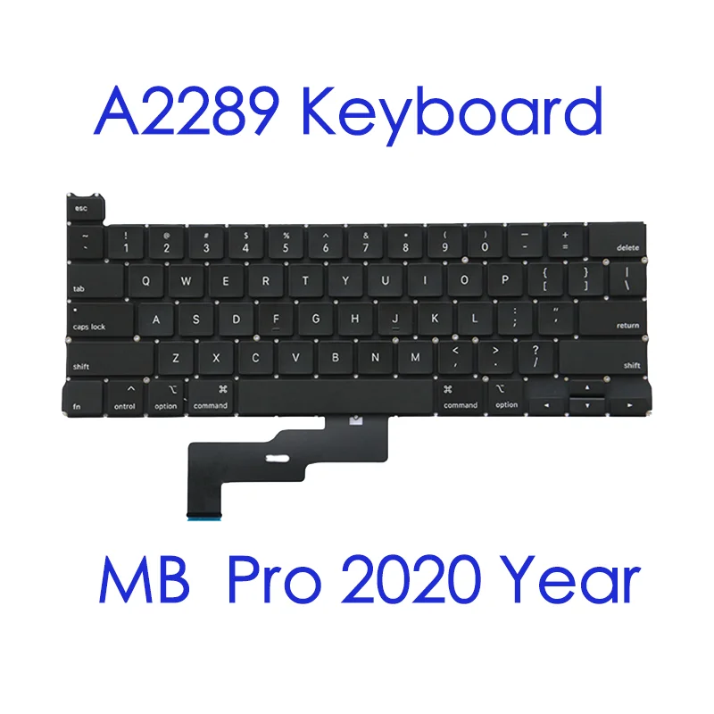 Новая оригинальная клавиатура A2289 EMC3456 для MacBook Pro 13 дюймов 2020 винтовой ноутбук США