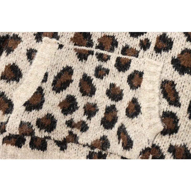 Вязаная толстовка с капюшоном TRAF ZR Y2k винтажный топ свободные толстовки модные