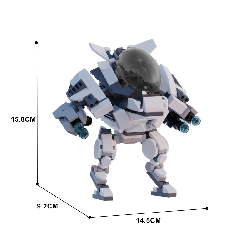 SETBRICKS MOC Centauri Mk II Тактический боевой механизм Робот DIY Модель Сборка кирпичей