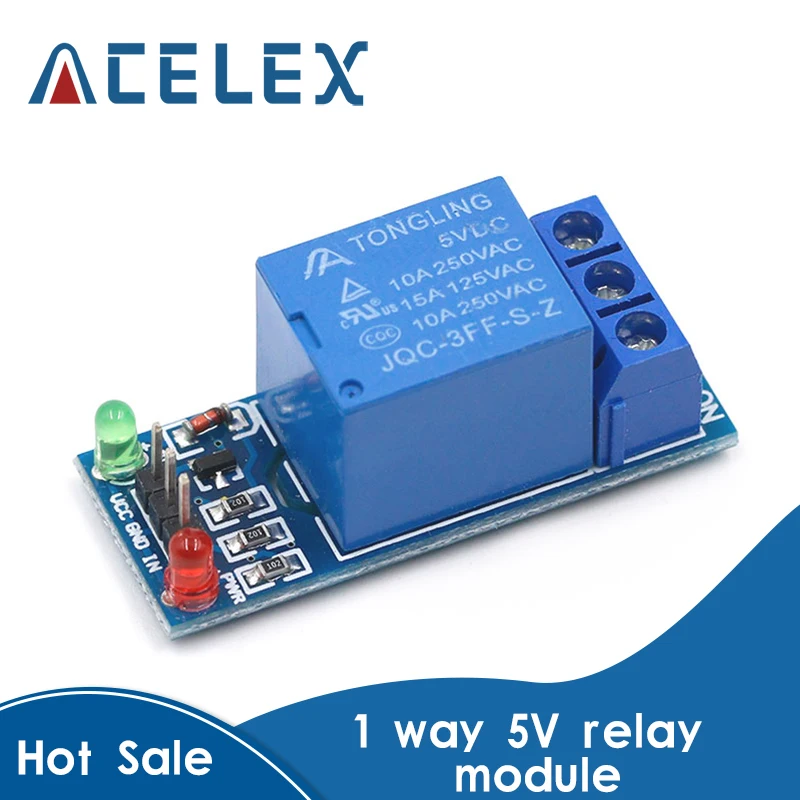 5V 1 One Channel Relay Module Low Level for SCM Household Appliance Control for arduino DIY Kit
