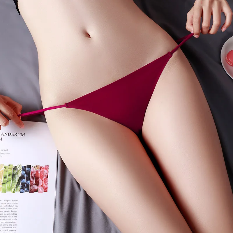 Сексуальное женское бикини тонкое нижнее белье из вискозы дышащие