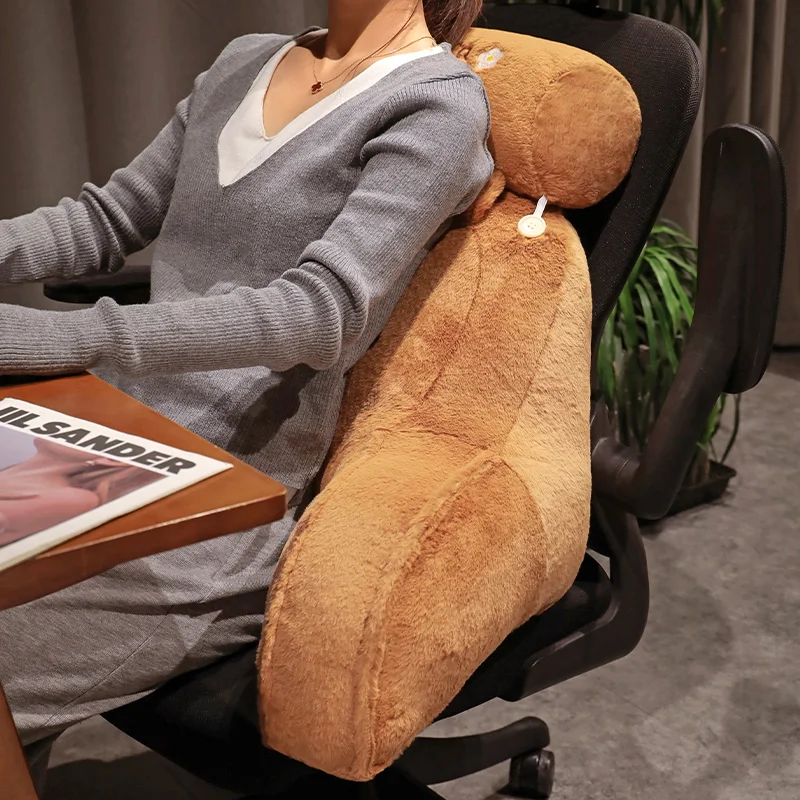 Подушка плюшевая мягкая с мультяшным принтом