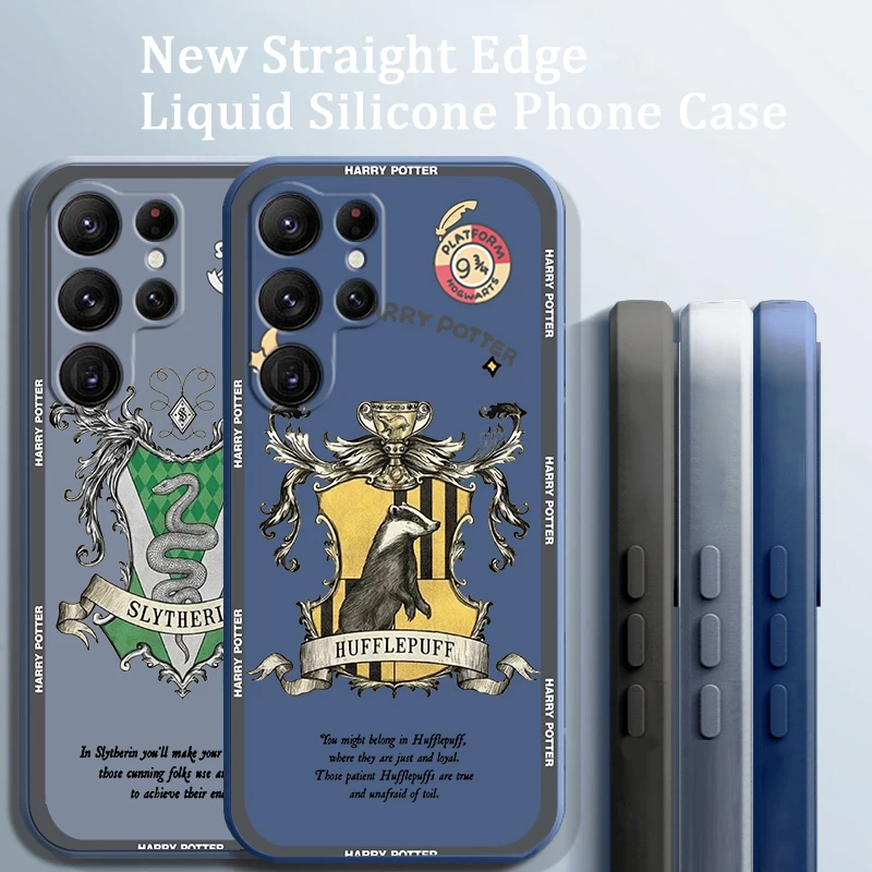 

Logo Potters Cool Harries Phone Case For Samsung Galaxy S22 S21 S20 FE S10 Note 20 10 Plus Lite Ultra 5G Liquid Rope Funda