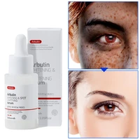 arbutin whitening freckle face serum hyaluronic acid shrink pores fade fine lines reduce melanin moisturizing brighten skin care