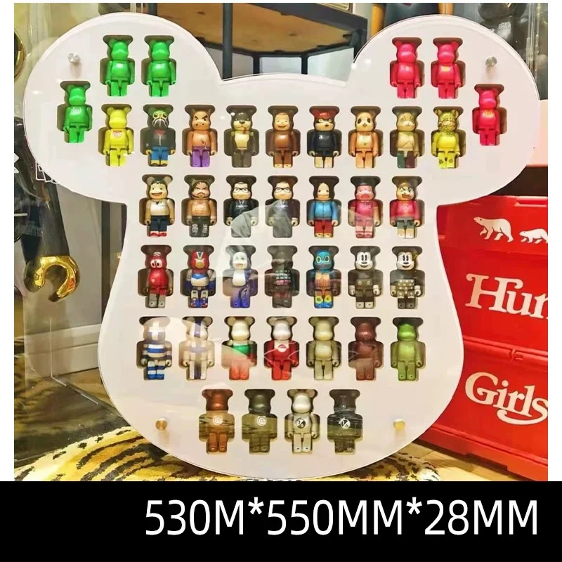 100% деревянная доска с изображением медведя из кирпича декоративная для хранения