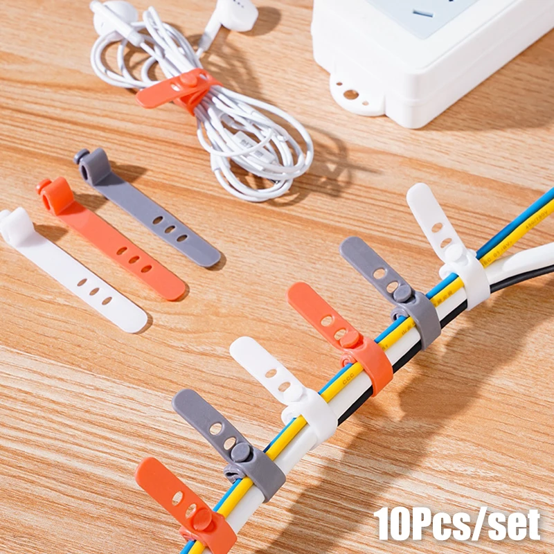 10 шт. органайзер для кабелей и