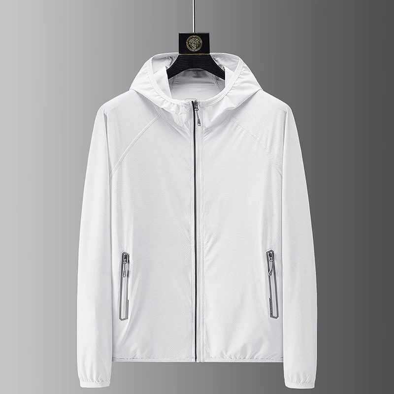 Куртка мужская Тонкая в Корейском стиле модная уличная одежда Techwear стильная