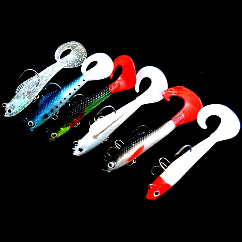 1 шт. плавающий хвост приманки для рыбной ловли джиг воблеры мягкие 90 мм 9 5 г