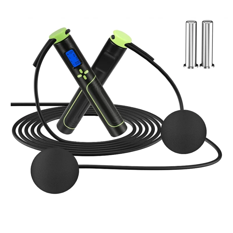 

Jump Rope With Counter For Fitness,Digital Weight Calories Time Skipping Rope For Exercise,Adjustable Speed Jump Rope