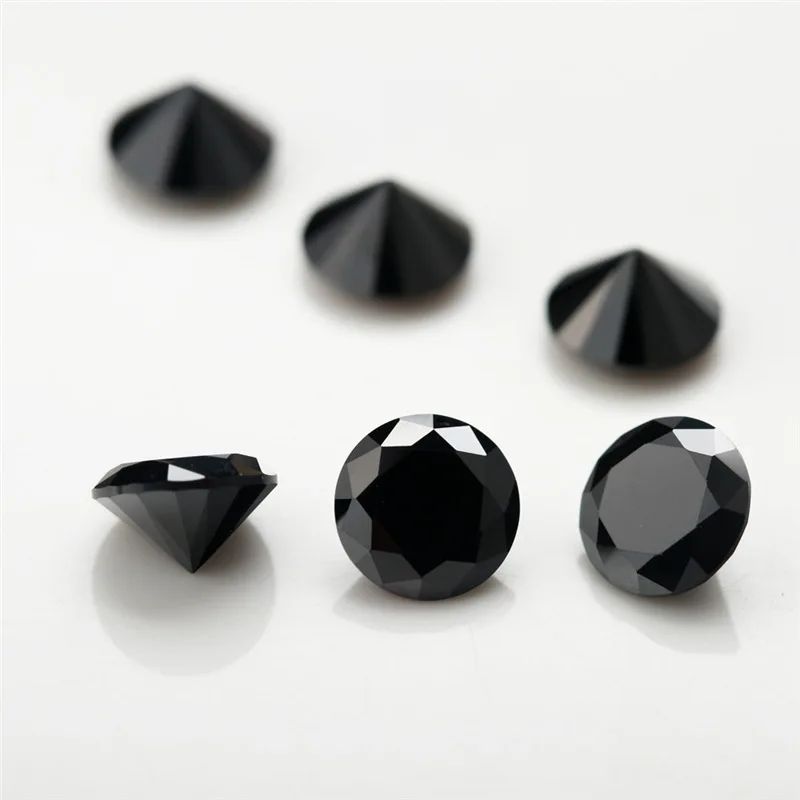 

2022 CZ gemstone 4mm 10mm Faceted Black Yellow garnet Spinels Precious Stone Loose Synthetic Spinel Beads for Jewelry
