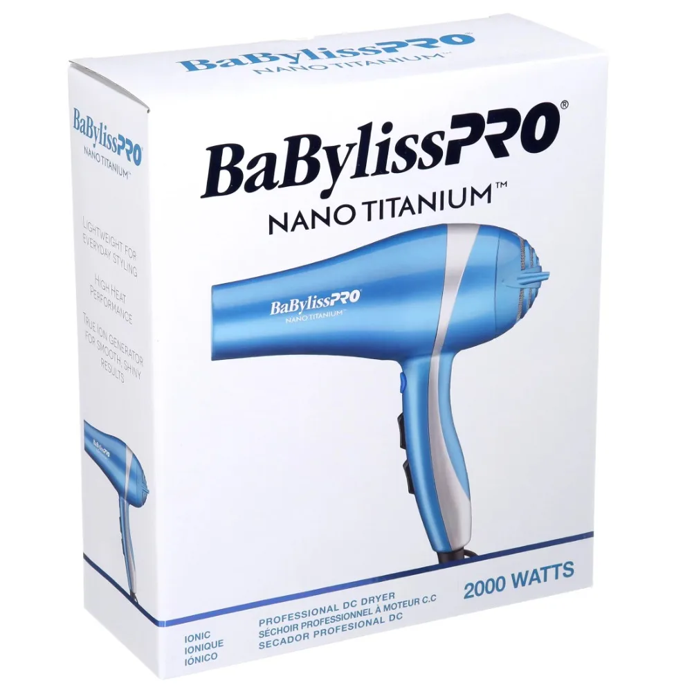

Nano Titanium Lightweight Ionic Hair Dryers Blue Professional Hair Dryer Free Shipping Blow Drier Machine Chaison Personal Care