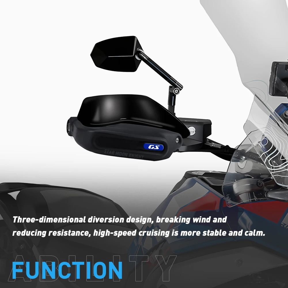 Фото Удлинитель цевья для BMW R1300GS R1300 GS 2023-R1300 GS R 1300GS ADV 2024- Щит для защиты рук Защита лобового стекла №3